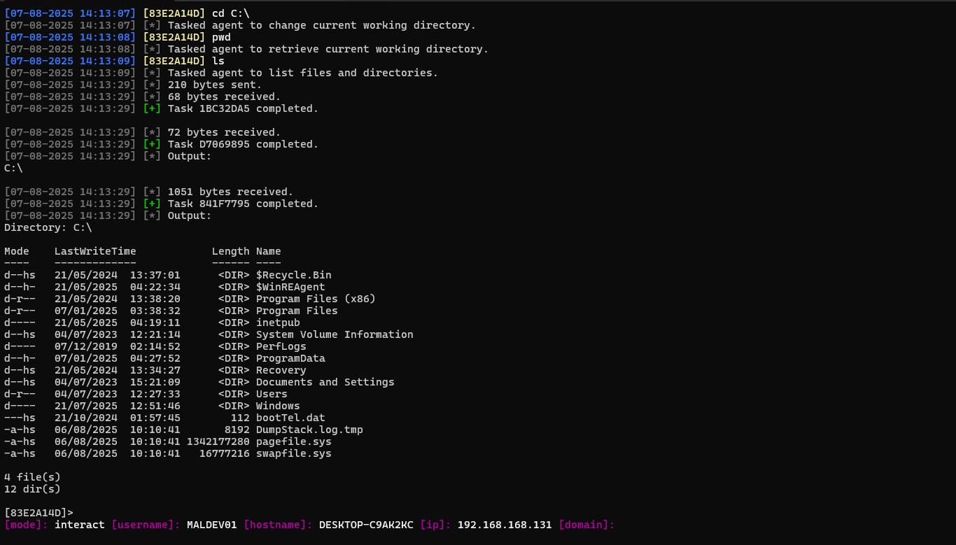 Filesystem operations